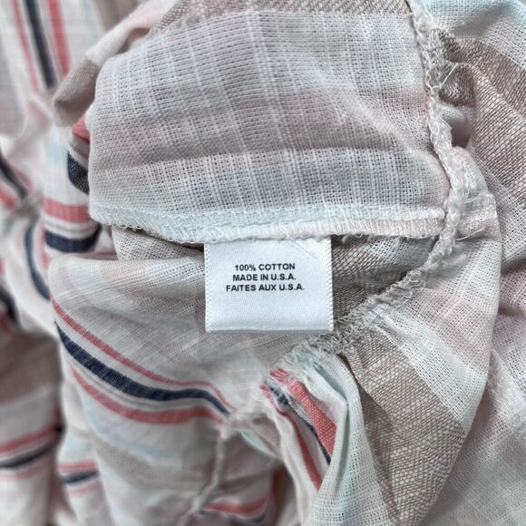 MISA Los Angeles Dress Women M Cream Idonia Striped Prairie Boho Maxi Fairy NEW - Picture 7 of 12